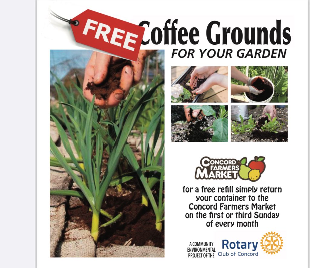 Rotary Concord Coffee Grounds Project 
