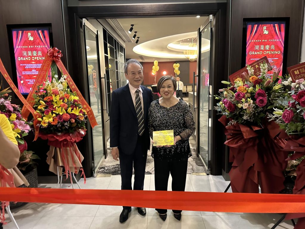 Raymond and Anita during the Canada Bay Phoenix Opening 