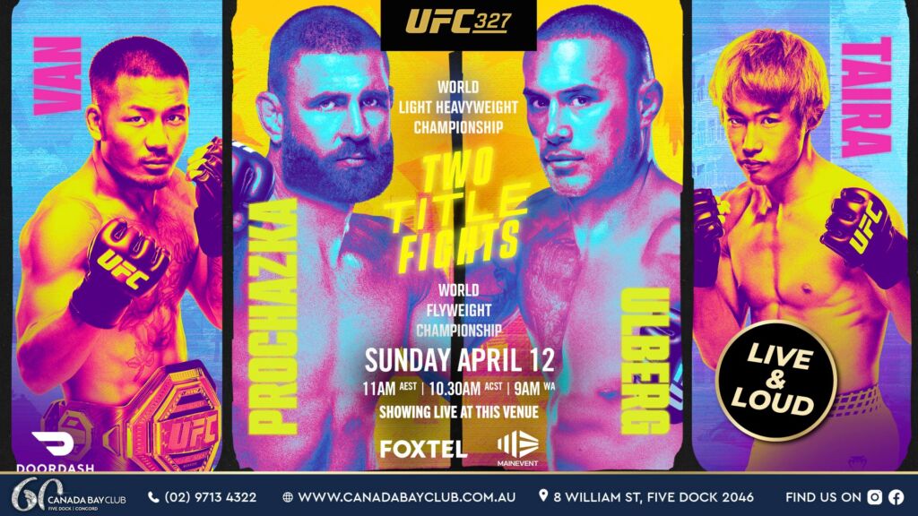 UFC 327 Live Canada Bay Club